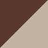 Mud Brown / White